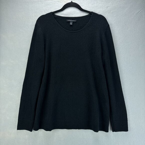 41 Hawthorn Sweater Womens Large Black Pullover Cashmere Knit Long Sleeve Rella‎ - Picture 1 of 15
